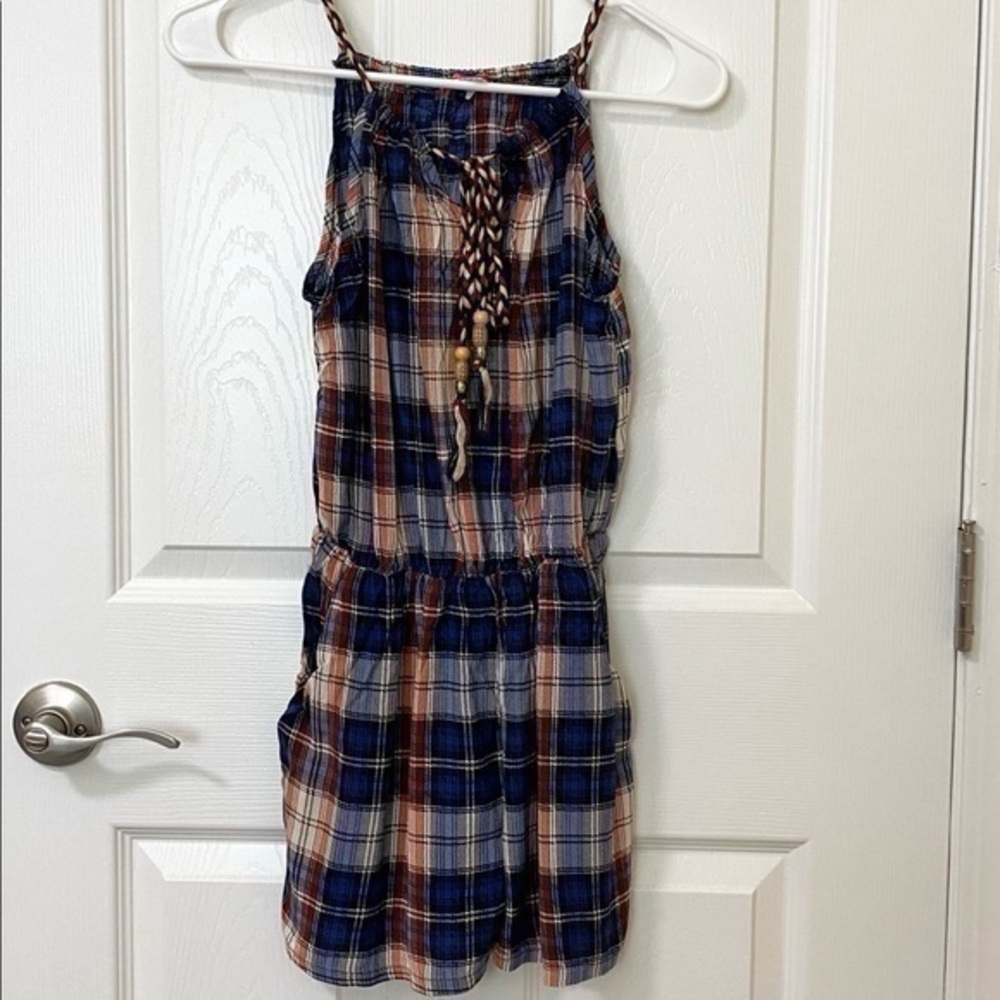 Multicolor Plaid Romper